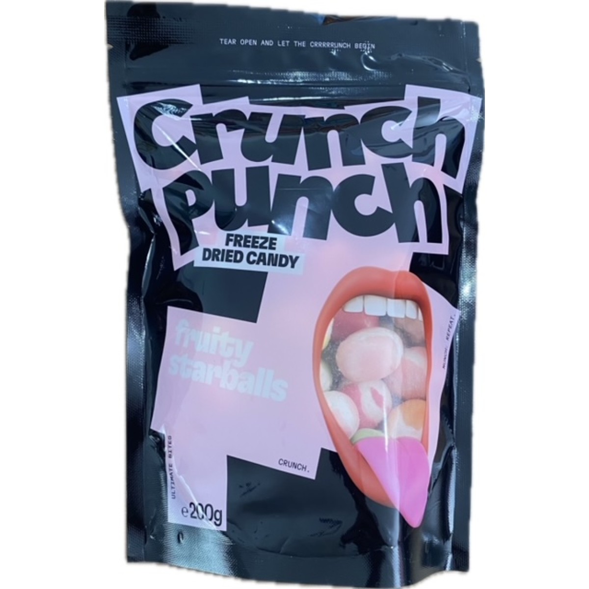 crunch punch freeze candy fruity starballs 200g